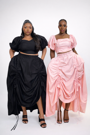 AHRA RUCHED SET