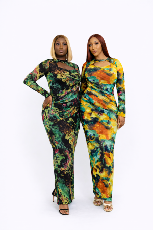 ADANNA MESH DRESS