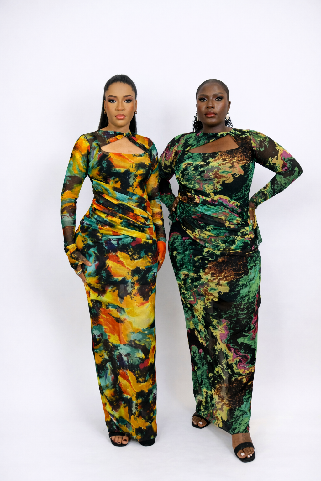 ADANNA MESH DRESS - Image 4