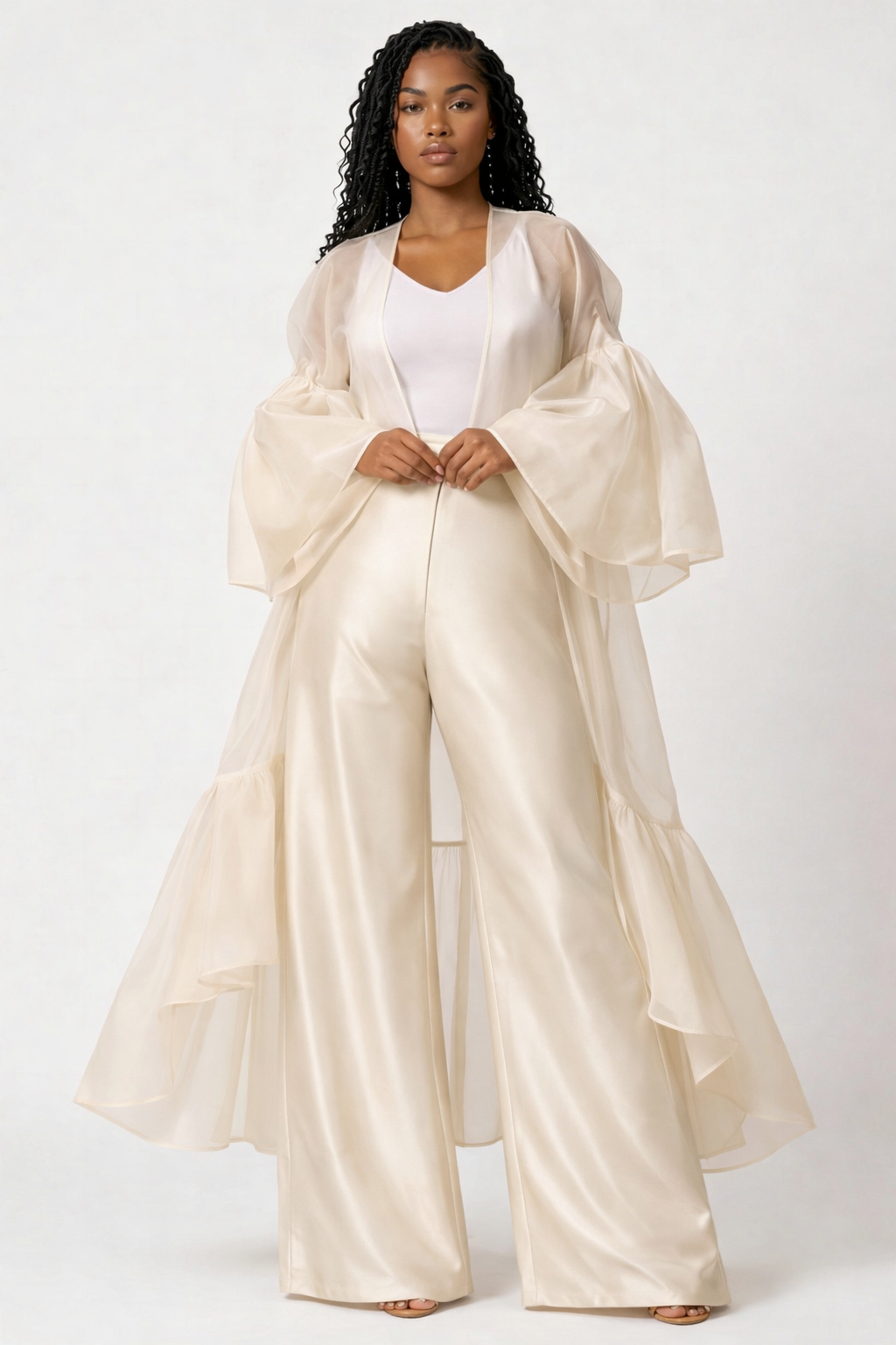 ADANNA KIMONO PANT SET - Image 3